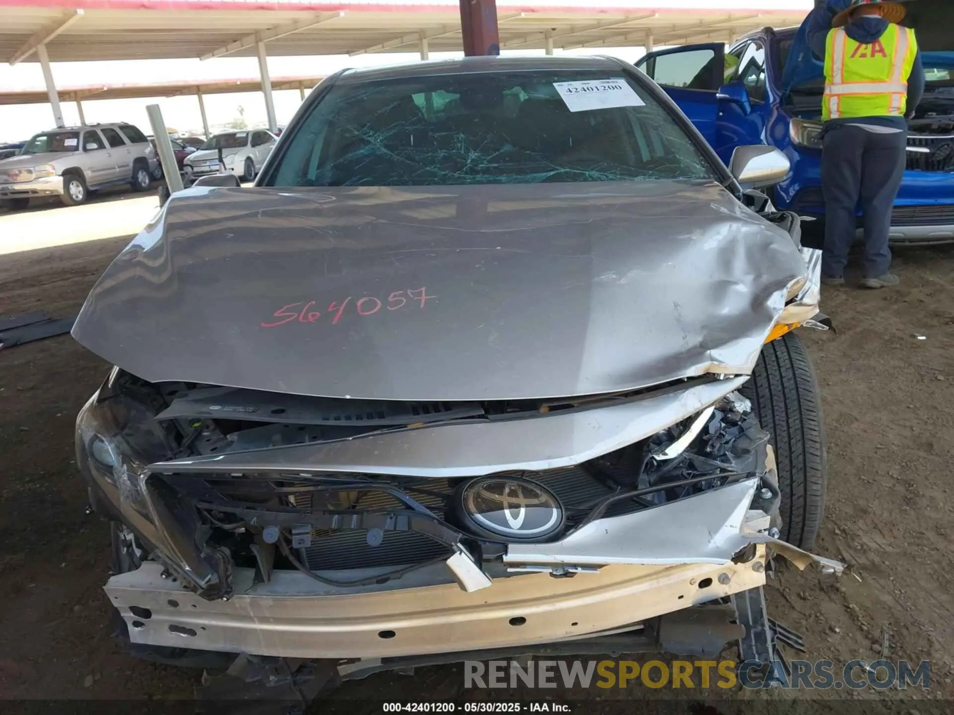 13 Photograph of a damaged car 4T1C11AK5MU564057 TOYOTA CAMRY 2021
