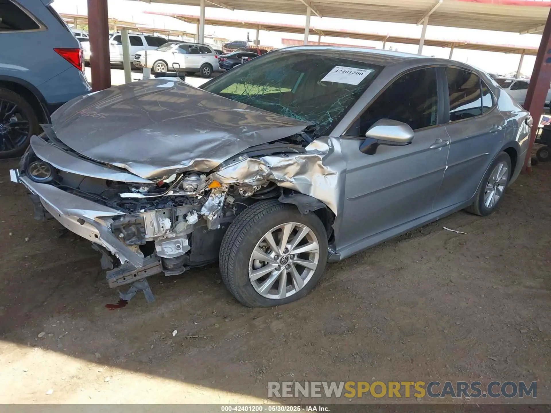2 Photograph of a damaged car 4T1C11AK5MU564057 TOYOTA CAMRY 2021