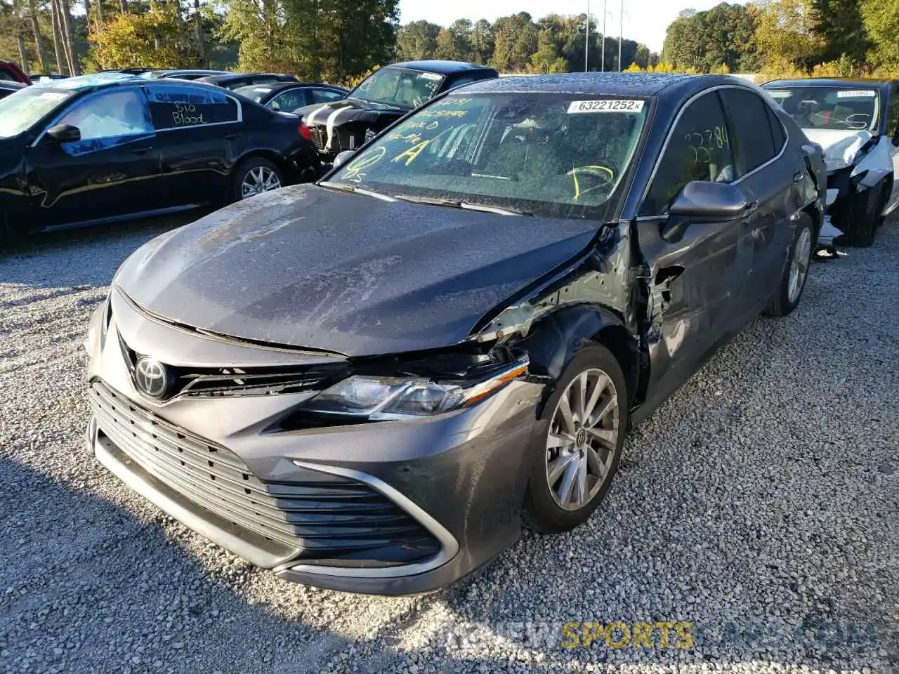 2 Photograph of a damaged car 4T1C11AK5MU565905 TOYOTA CAMRY 2021