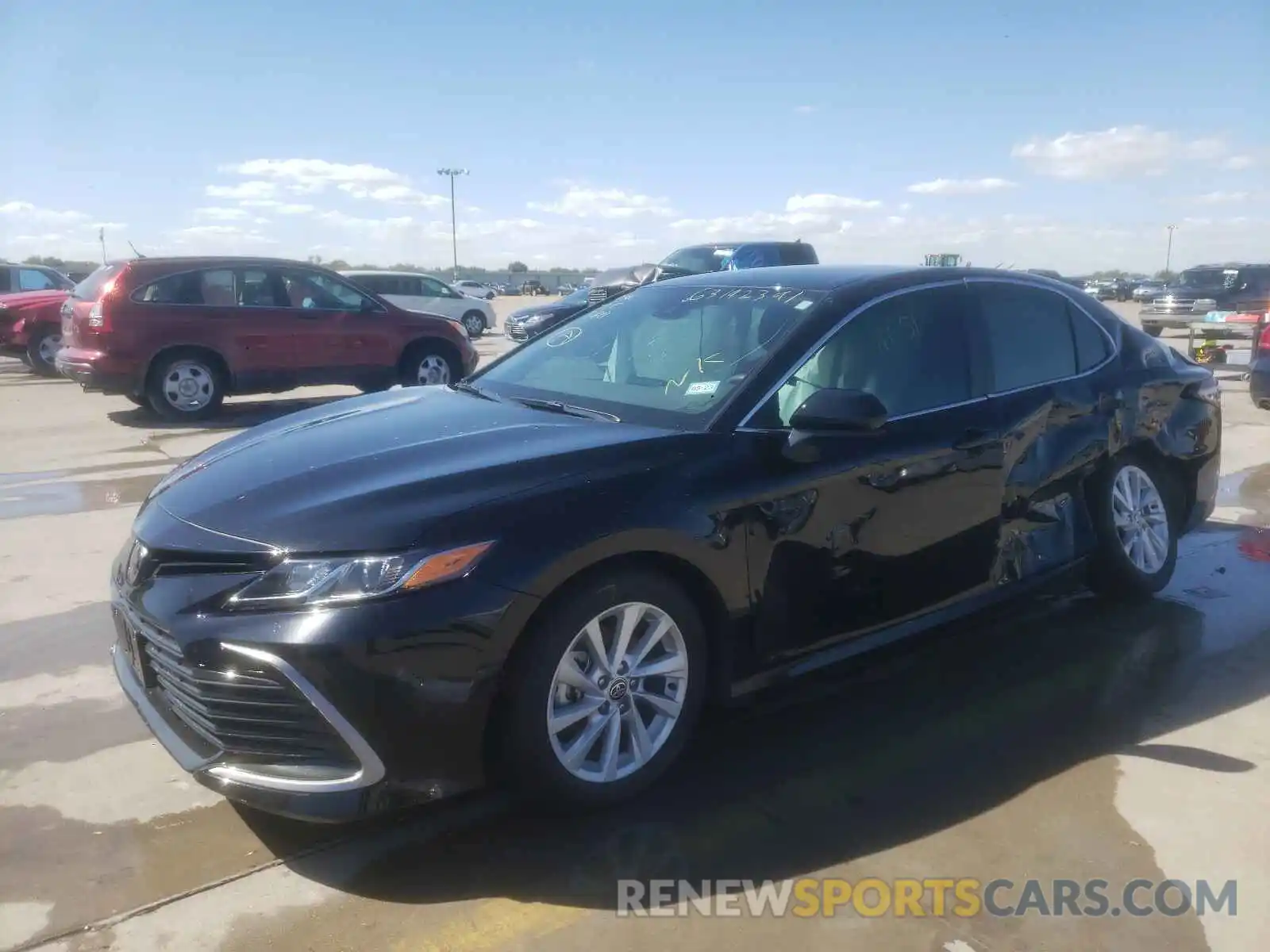 2 Photograph of a damaged car 4T1C11AK5MU579223 TOYOTA CAMRY 2021