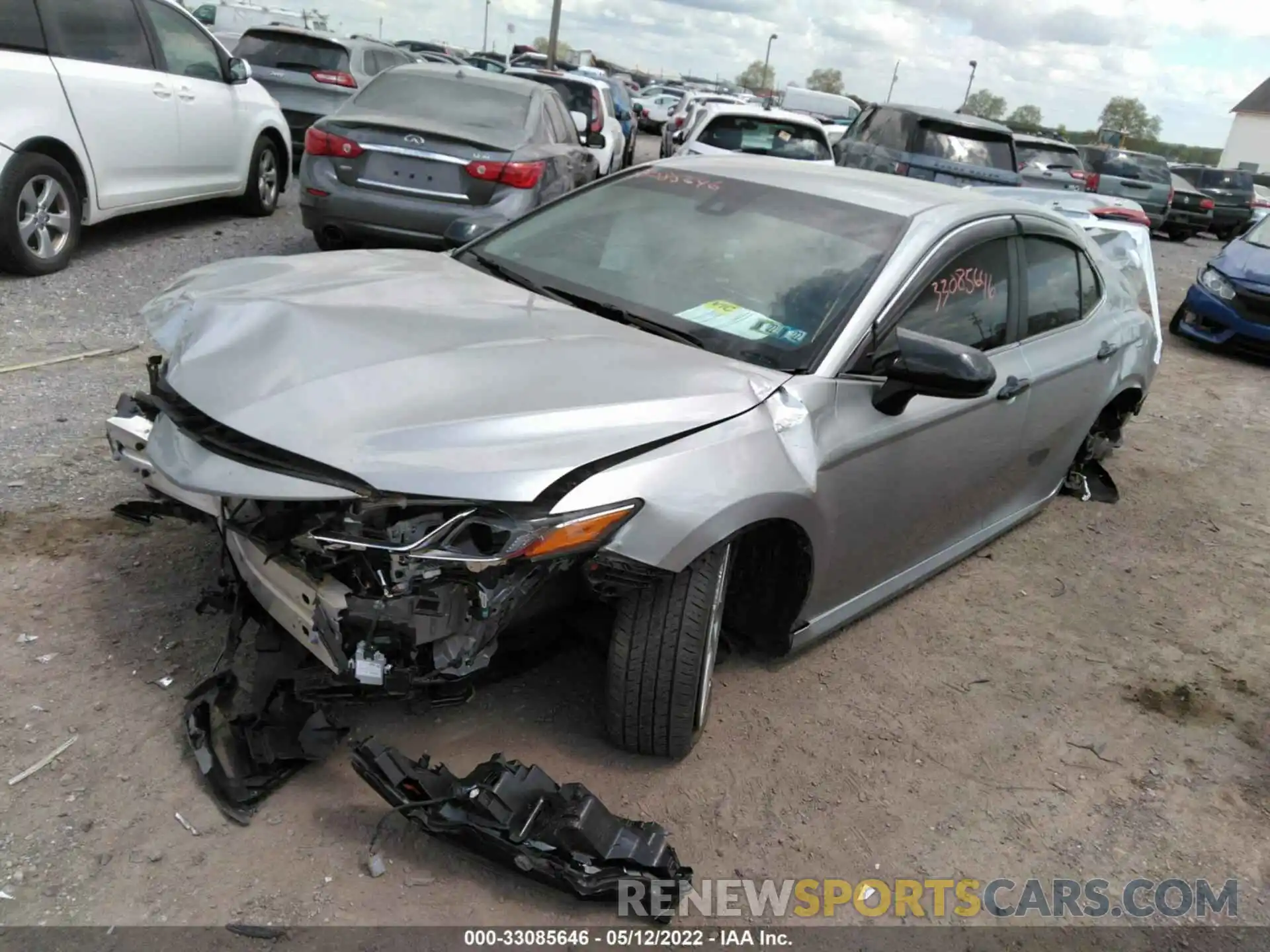 2 Photograph of a damaged car 4T1C11AK5MU589606 TOYOTA CAMRY 2021