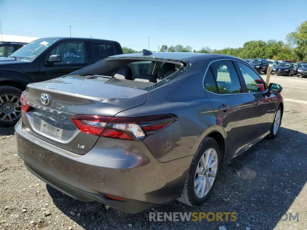 4 Photograph of a damaged car 4T1C11AK5MU593221 TOYOTA CAMRY 2021