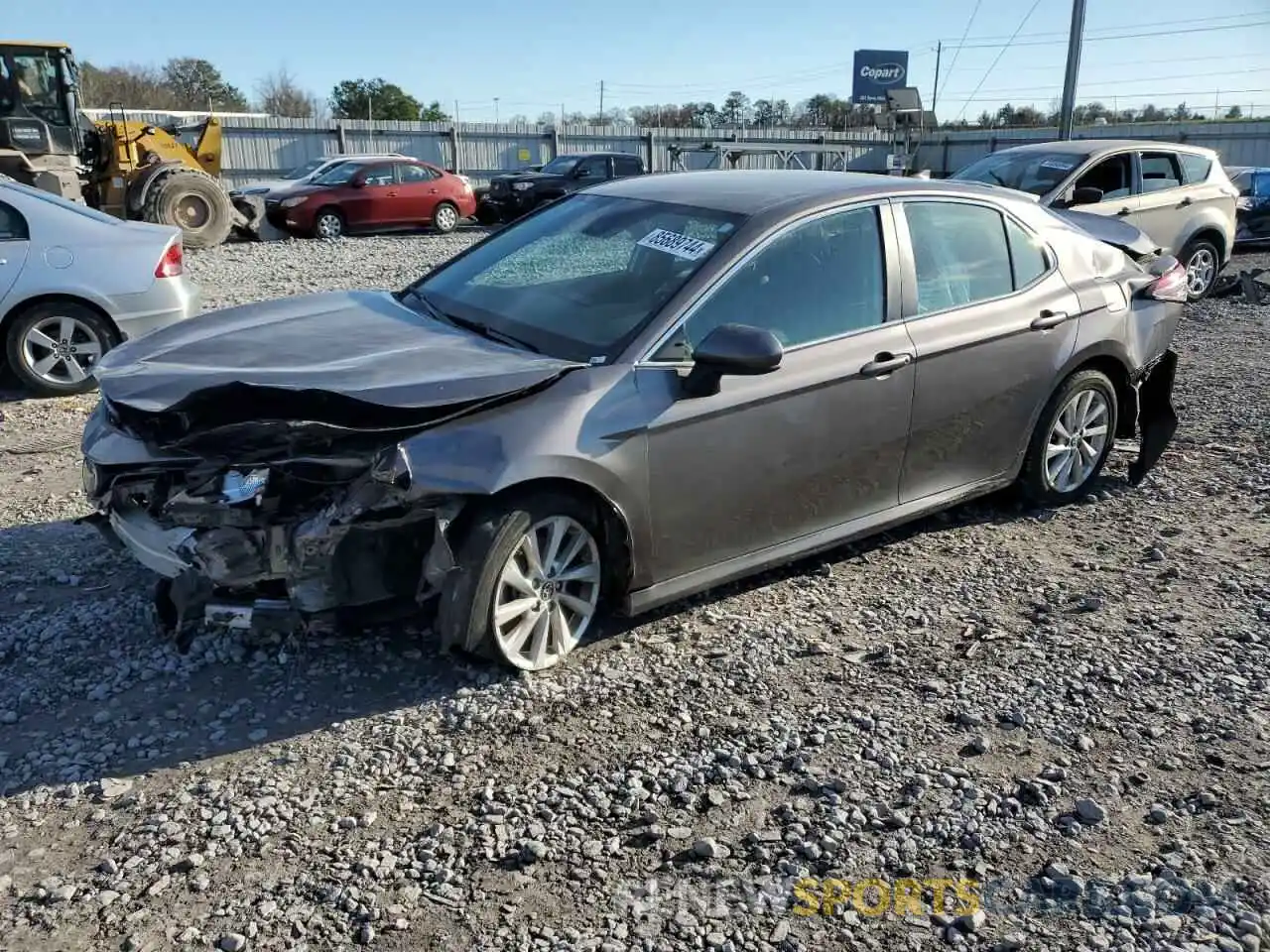 1 Photograph of a damaged car 4T1C11AK6MU408982 TOYOTA CAMRY 2021