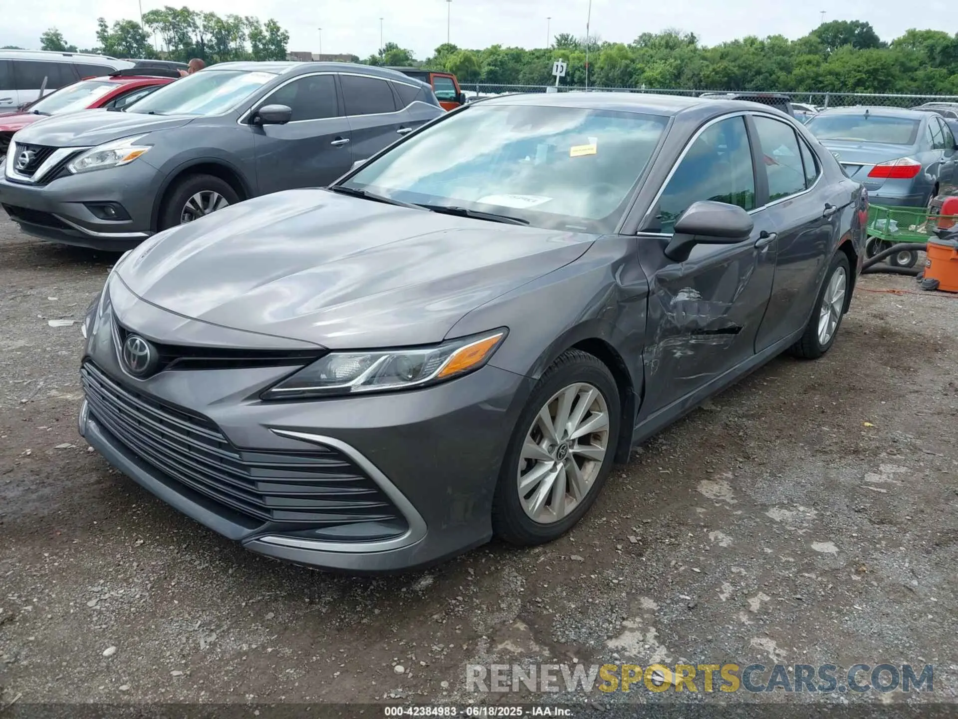2 Photograph of a damaged car 4T1C11AK6MU420419 TOYOTA CAMRY 2021