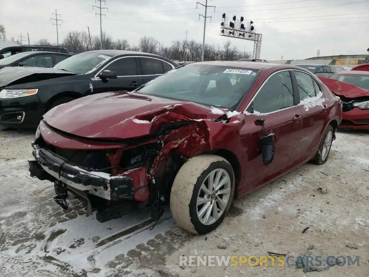 2 Photograph of a damaged car 4T1C11AK6MU422901 TOYOTA CAMRY 2021