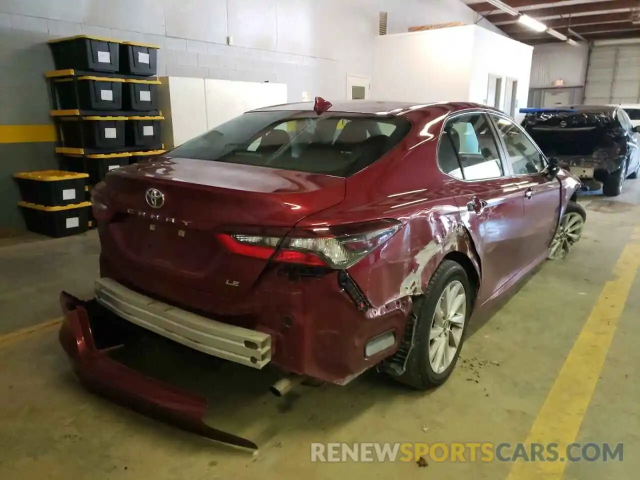 4 Photograph of a damaged car 4T1C11AK6MU423904 TOYOTA CAMRY 2021