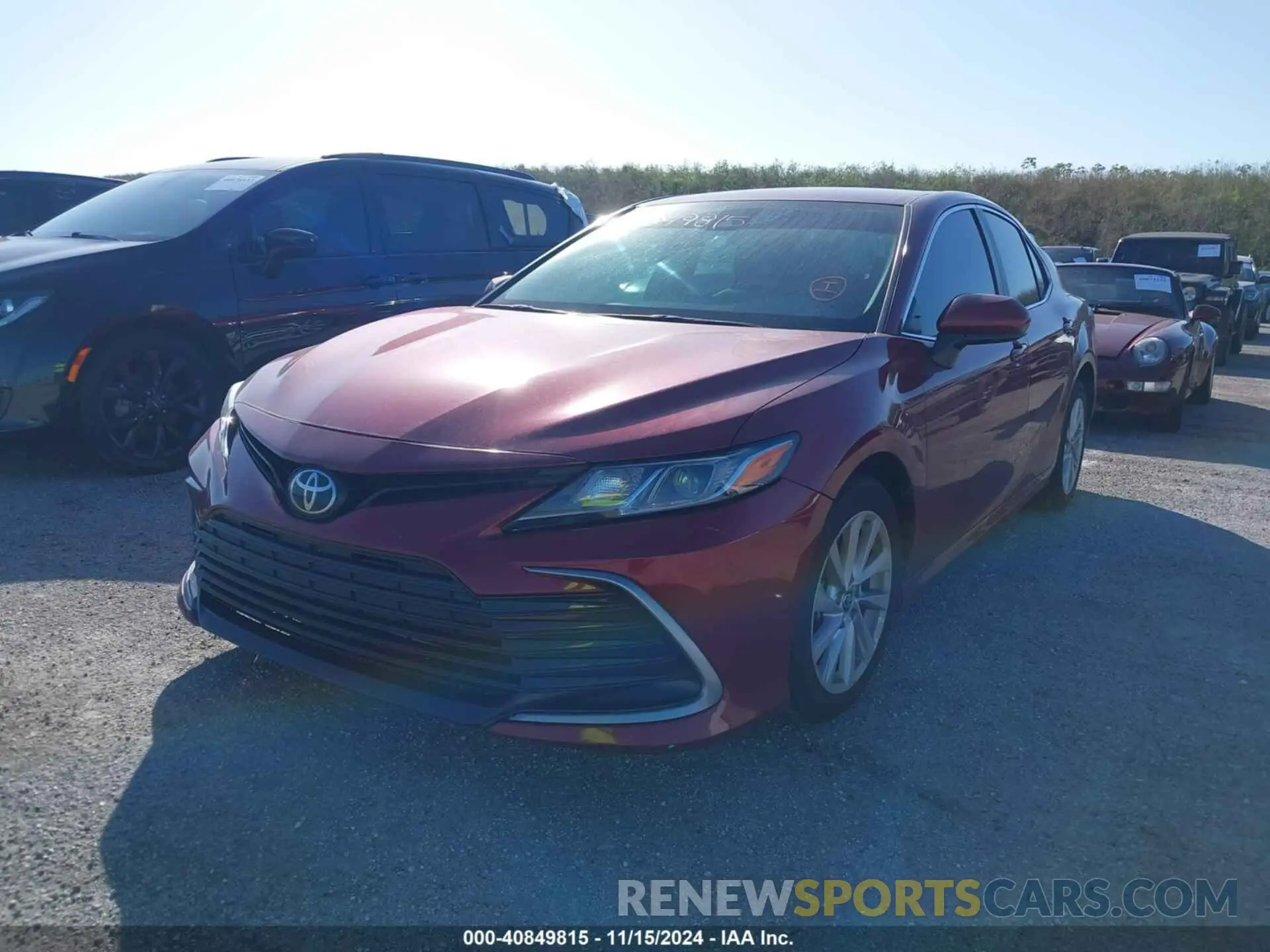 2 Photograph of a damaged car 4T1C11AK6MU494861 TOYOTA CAMRY 2021