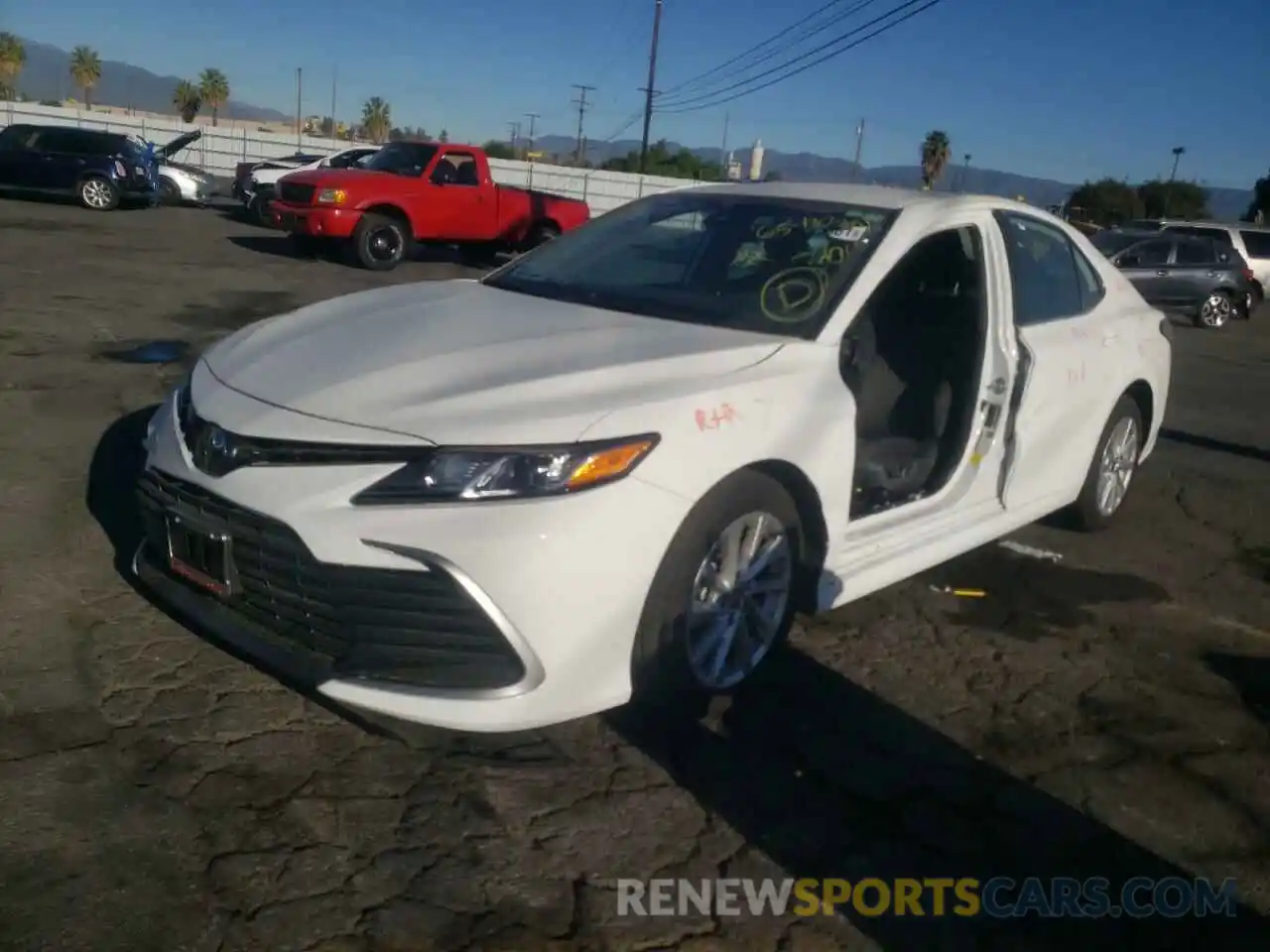 2 Photograph of a damaged car 4T1C11AK6MU545744 TOYOTA CAMRY 2021