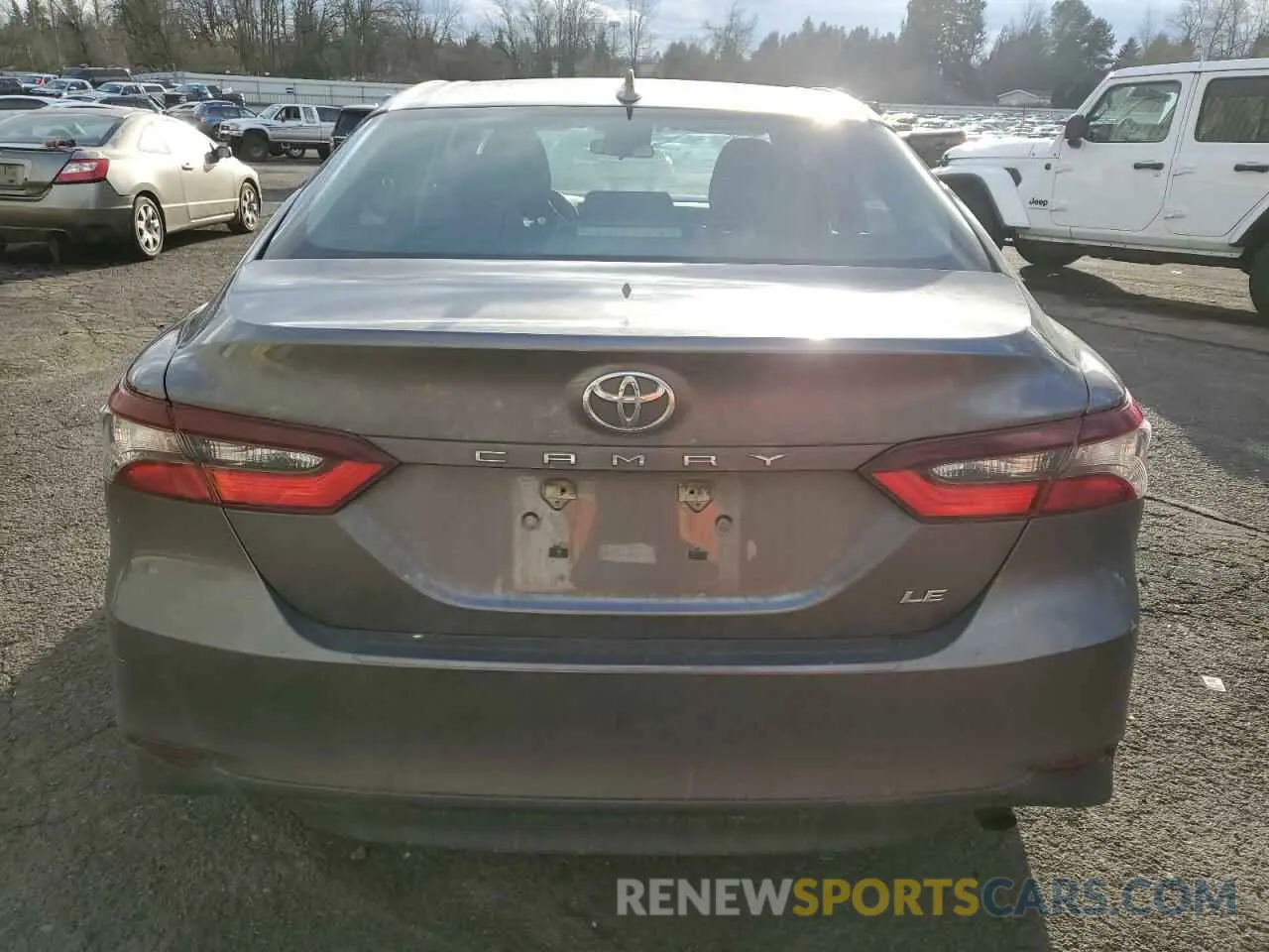 6 Photograph of a damaged car 4T1C11AK6MU548658 TOYOTA CAMRY 2021