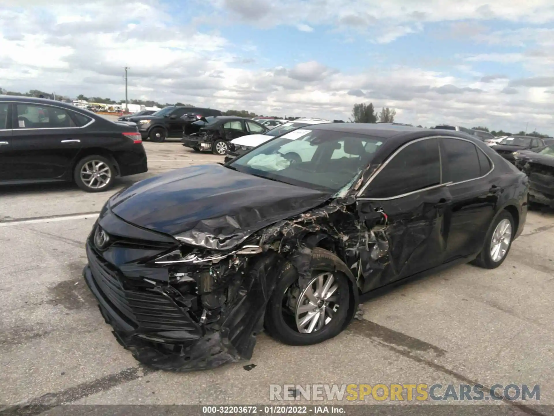 2 Photograph of a damaged car 4T1C11AK6MU564732 TOYOTA CAMRY 2021