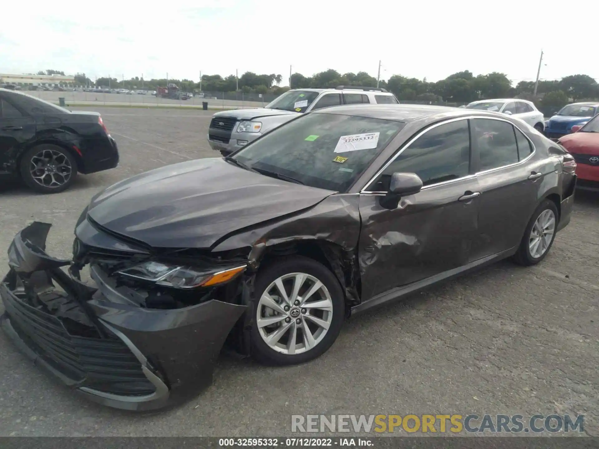 2 Photograph of a damaged car 4T1C11AK6MU586097 TOYOTA CAMRY 2021