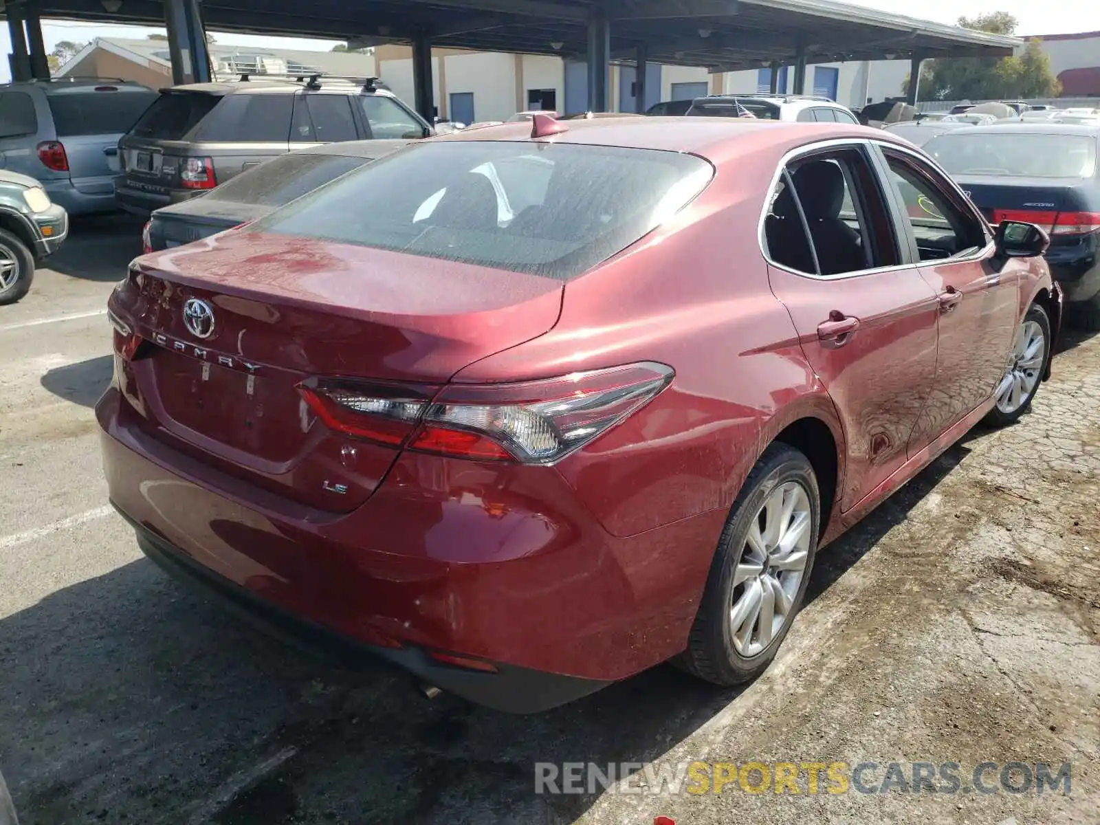 4 Photograph of a damaged car 4T1C11AK6MU591073 TOYOTA CAMRY 2021