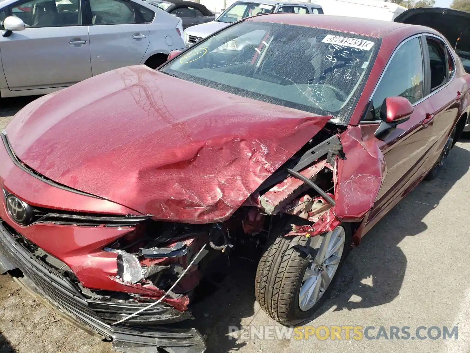 9 Photograph of a damaged car 4T1C11AK6MU591073 TOYOTA CAMRY 2021