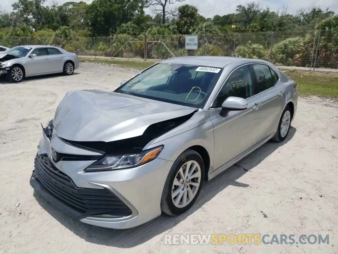 2 Photograph of a damaged car 4T1C11AK6MU604730 TOYOTA CAMRY 2021