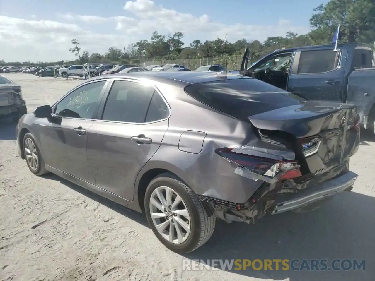 2 Photograph of a damaged car 4T1C11AK6MU615131 TOYOTA CAMRY 2021