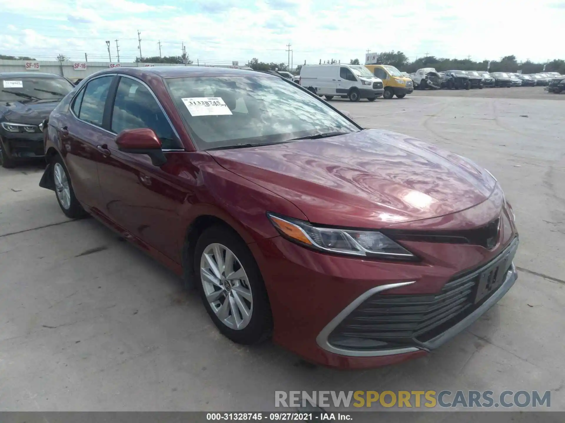 1 Photograph of a damaged car 4T1C11AK7MU437343 TOYOTA CAMRY 2021