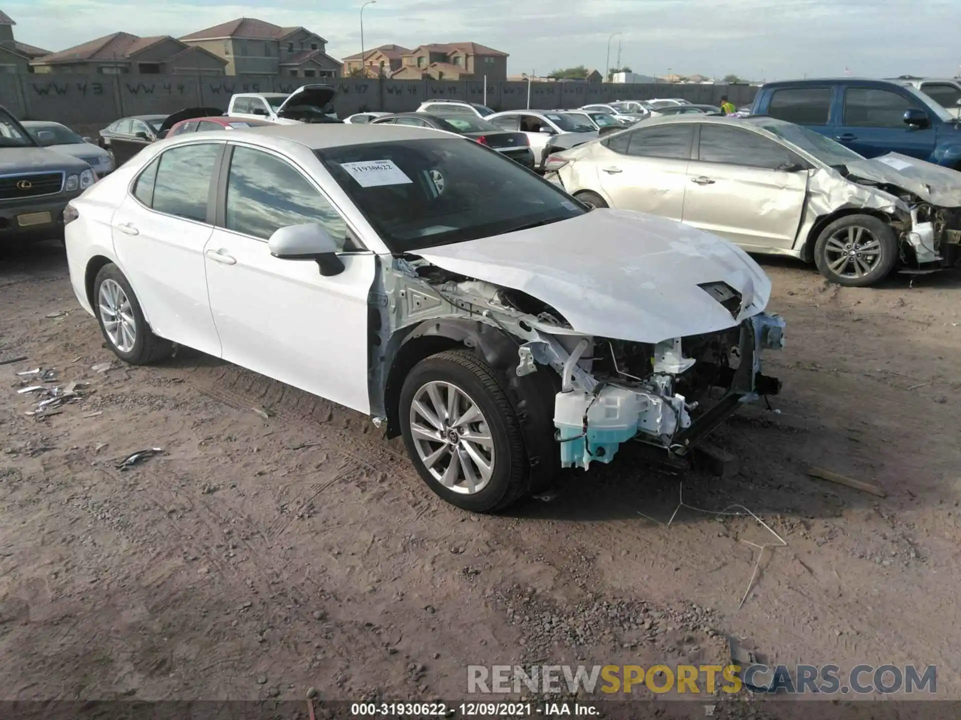 1 Photograph of a damaged car 4T1C11AK7MU447581 TOYOTA CAMRY 2021