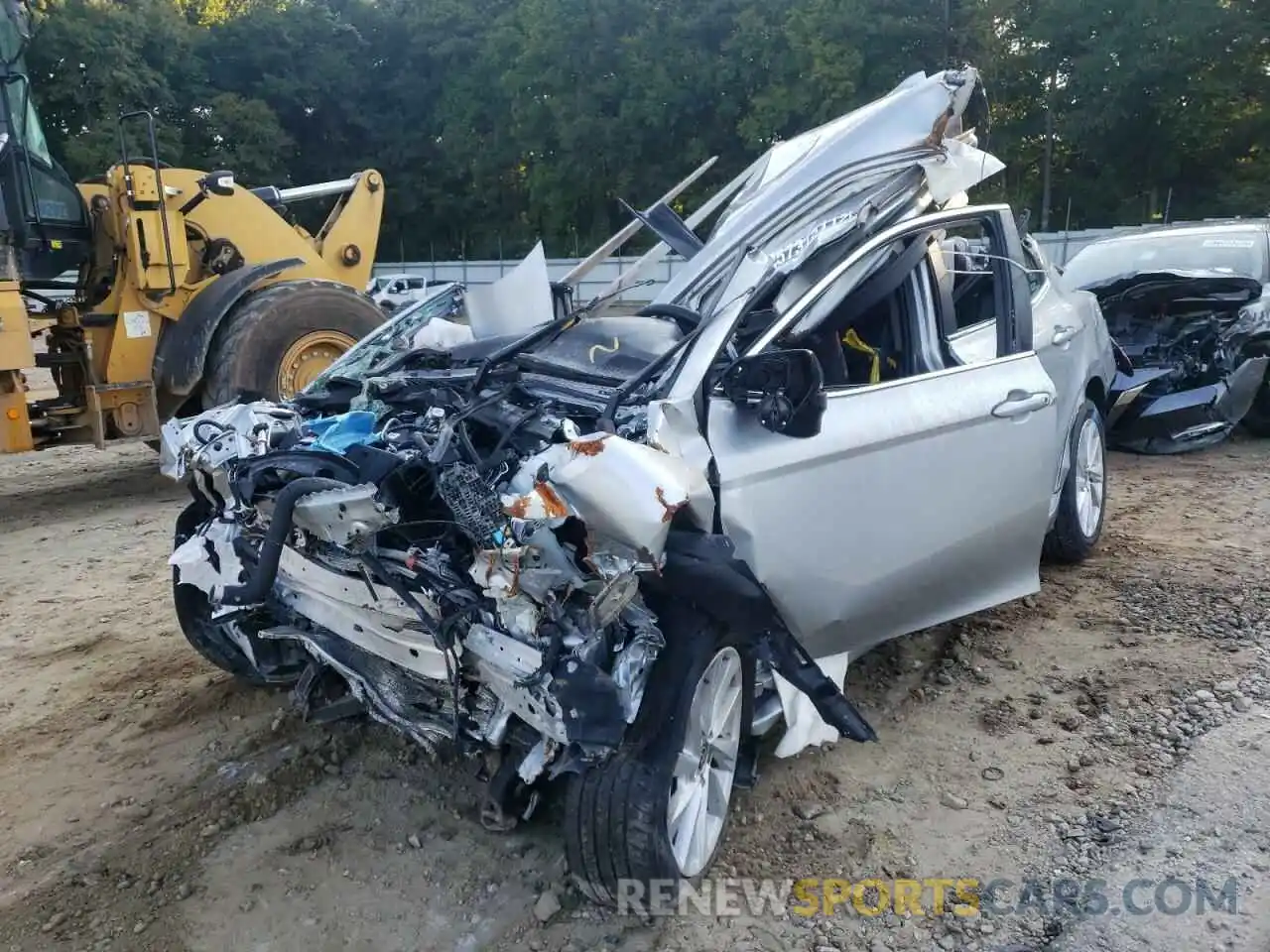 2 Photograph of a damaged car 4T1C11AK7MU455860 TOYOTA CAMRY 2021