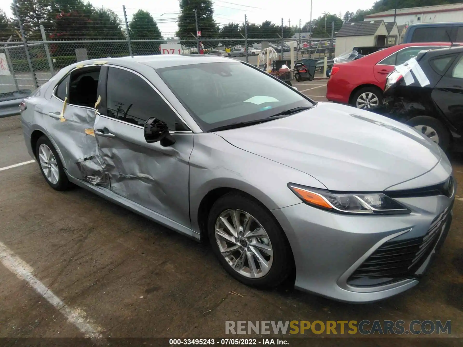 1 Photograph of a damaged car 4T1C11AK7MU463232 TOYOTA CAMRY 2021