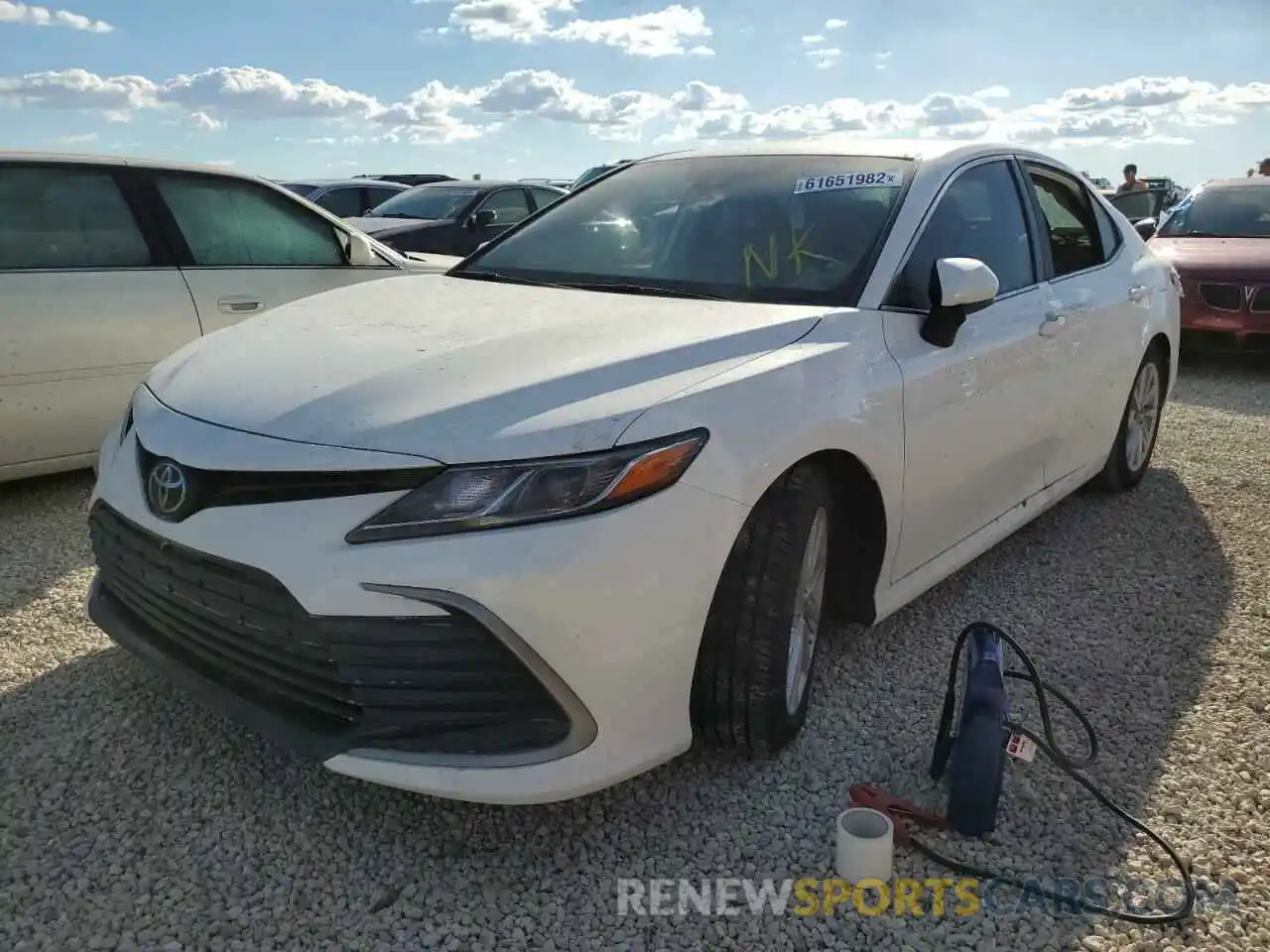 2 Photograph of a damaged car 4T1C11AK7MU464462 TOYOTA CAMRY 2021