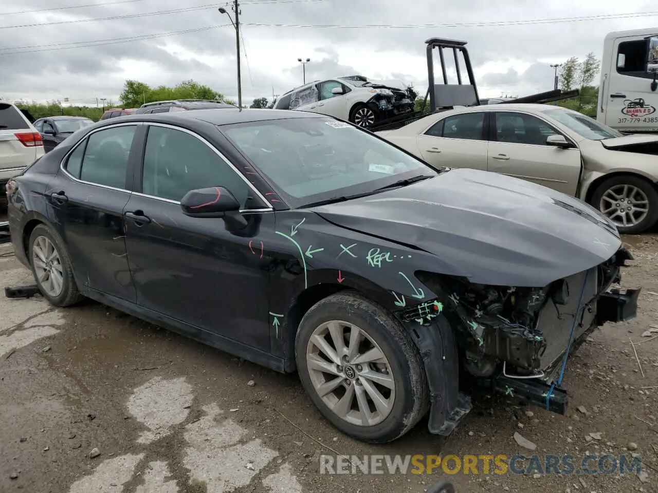 4 Photograph of a damaged car 4T1C11AK7MU491662 TOYOTA CAMRY 2021