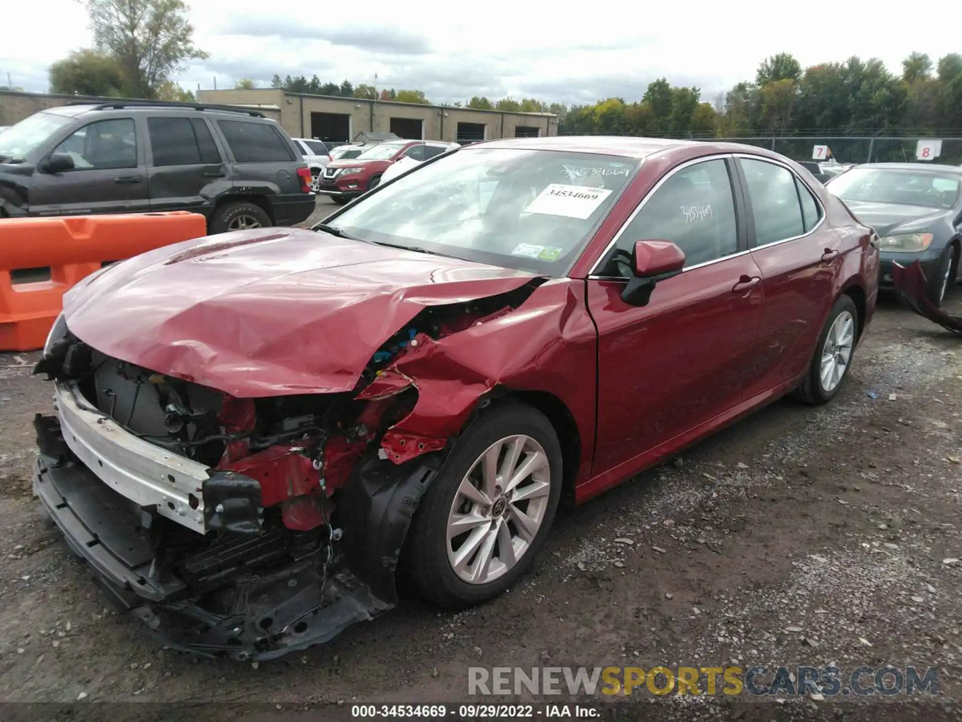 2 Photograph of a damaged car 4T1C11AK7MU512624 TOYOTA CAMRY 2021