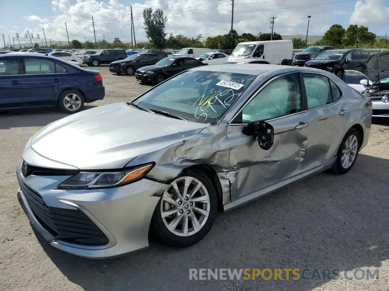 1 Photograph of a damaged car 4T1C11AK7MU515992 TOYOTA CAMRY 2021