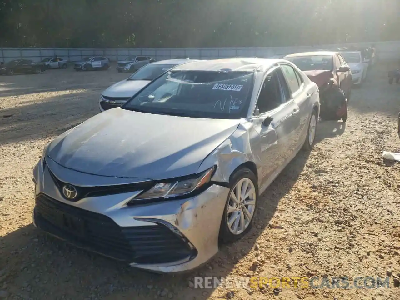 2 Photograph of a damaged car 4T1C11AK7MU554808 TOYOTA CAMRY 2021