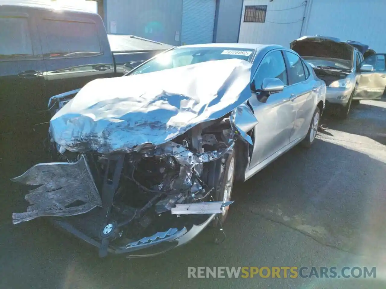 1 Photograph of a damaged car 4T1C11AK7MU582396 TOYOTA CAMRY 2021