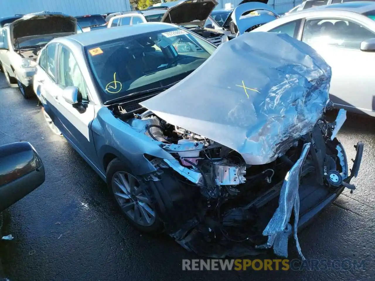 4 Photograph of a damaged car 4T1C11AK7MU582396 TOYOTA CAMRY 2021