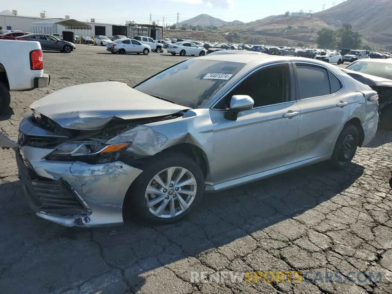 1 Photograph of a damaged car 4T1C11AK7MU587467 TOYOTA CAMRY 2021