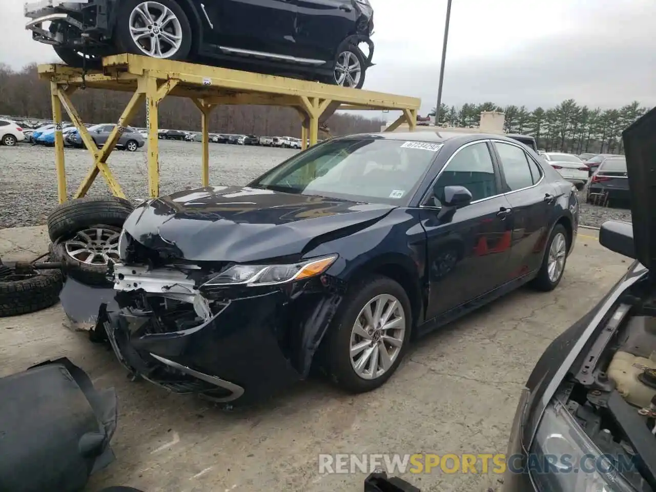 1 Photograph of a damaged car 4T1C11AK7MU599540 TOYOTA CAMRY 2021