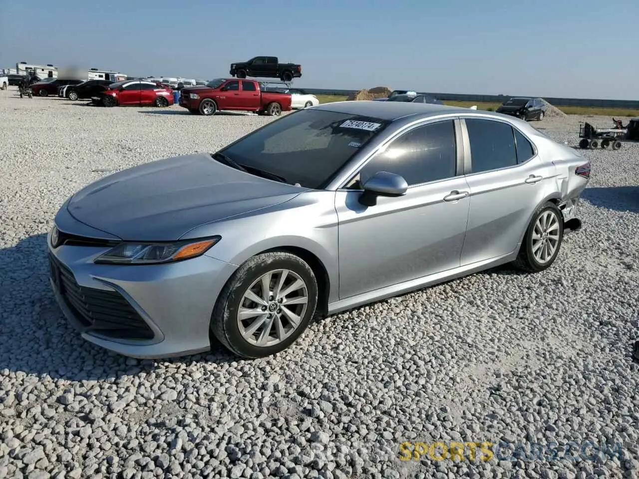 1 Photograph of a damaged car 4T1C11AK7MU599876 TOYOTA CAMRY 2021