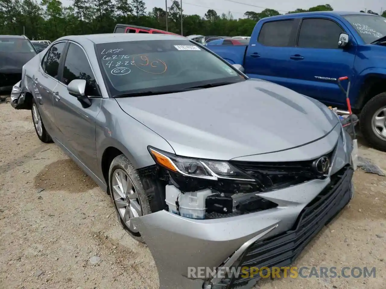 1 Photograph of a damaged car 4T1C11AK7MU614280 TOYOTA CAMRY 2021