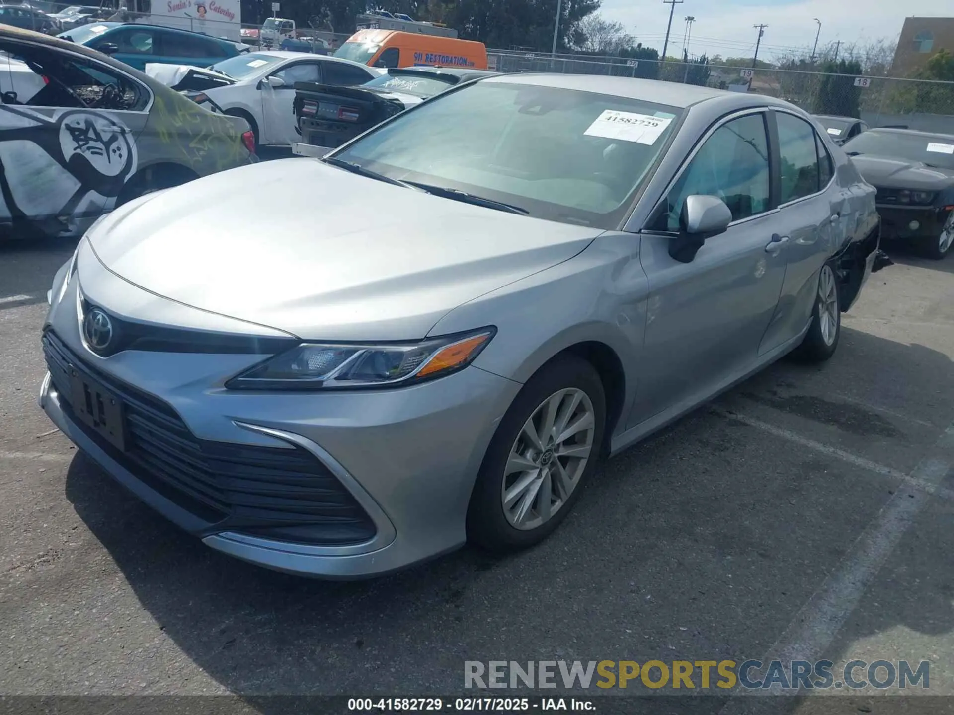 2 Photograph of a damaged car 4T1C11AK8MU443460 TOYOTA CAMRY 2021