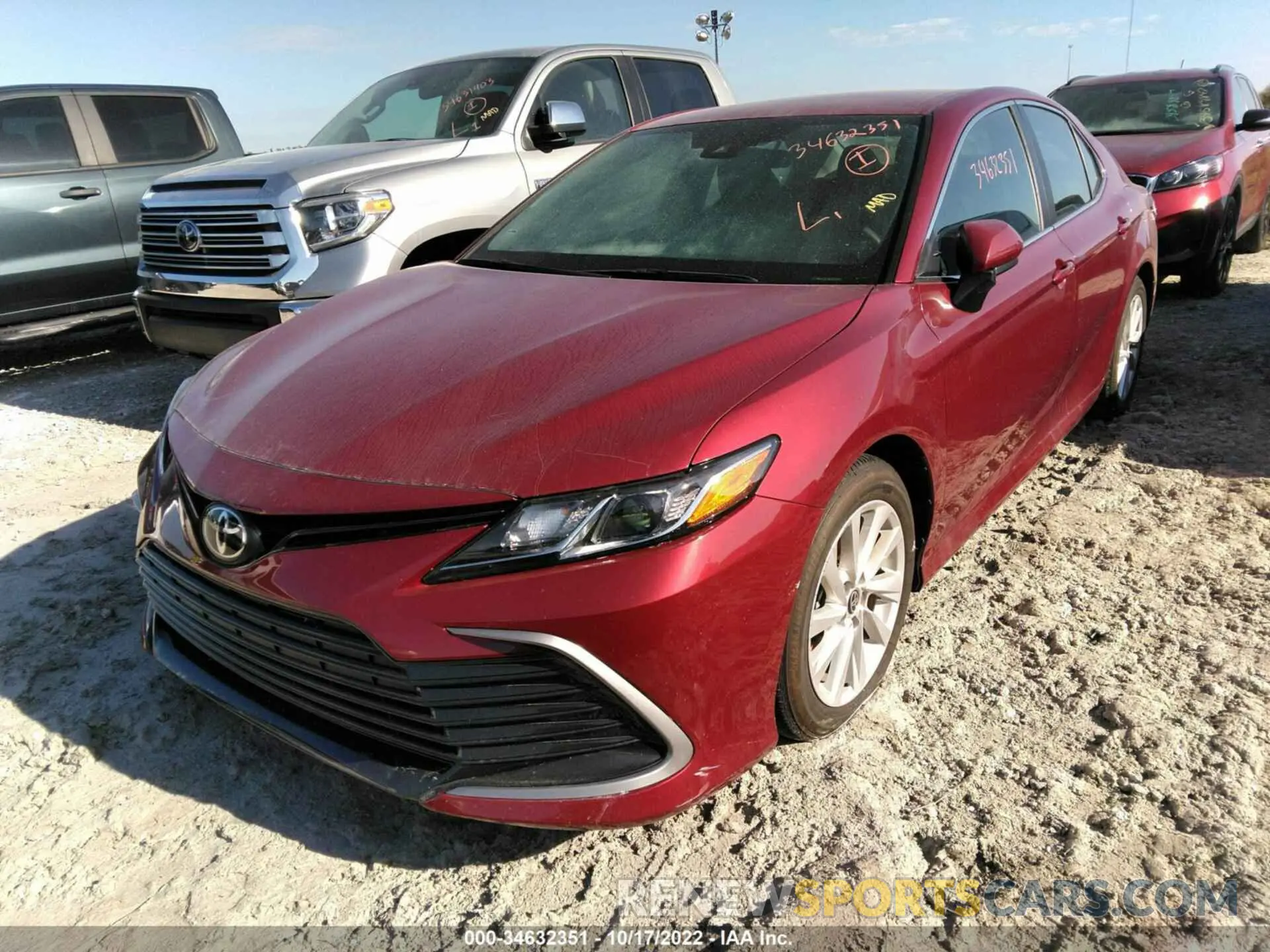 2 Photograph of a damaged car 4T1C11AK8MU464258 TOYOTA CAMRY 2021