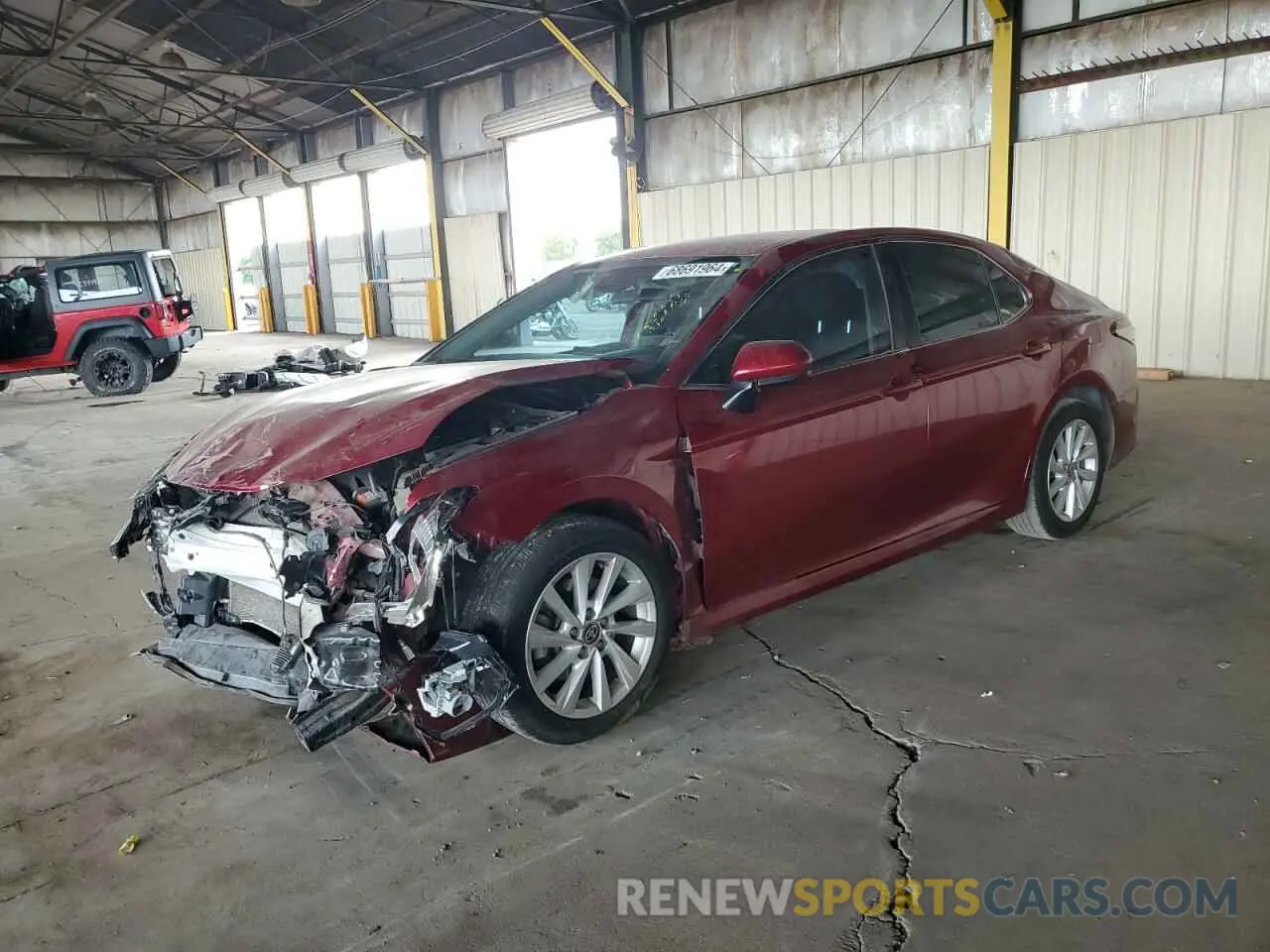 1 Photograph of a damaged car 4T1C11AK8MU552632 TOYOTA CAMRY 2021