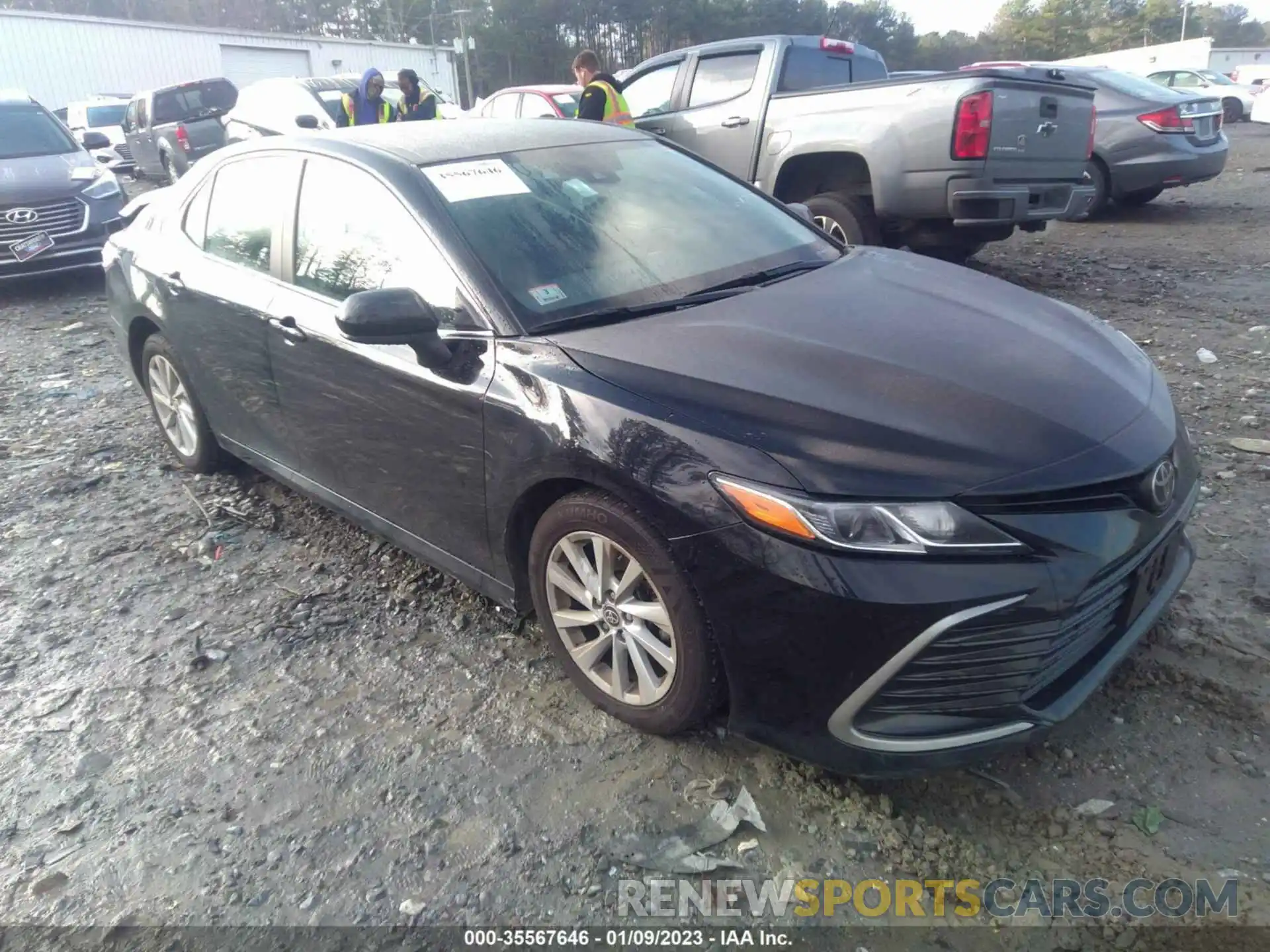 1 Photograph of a damaged car 4T1C11AK8MU562609 TOYOTA CAMRY 2021