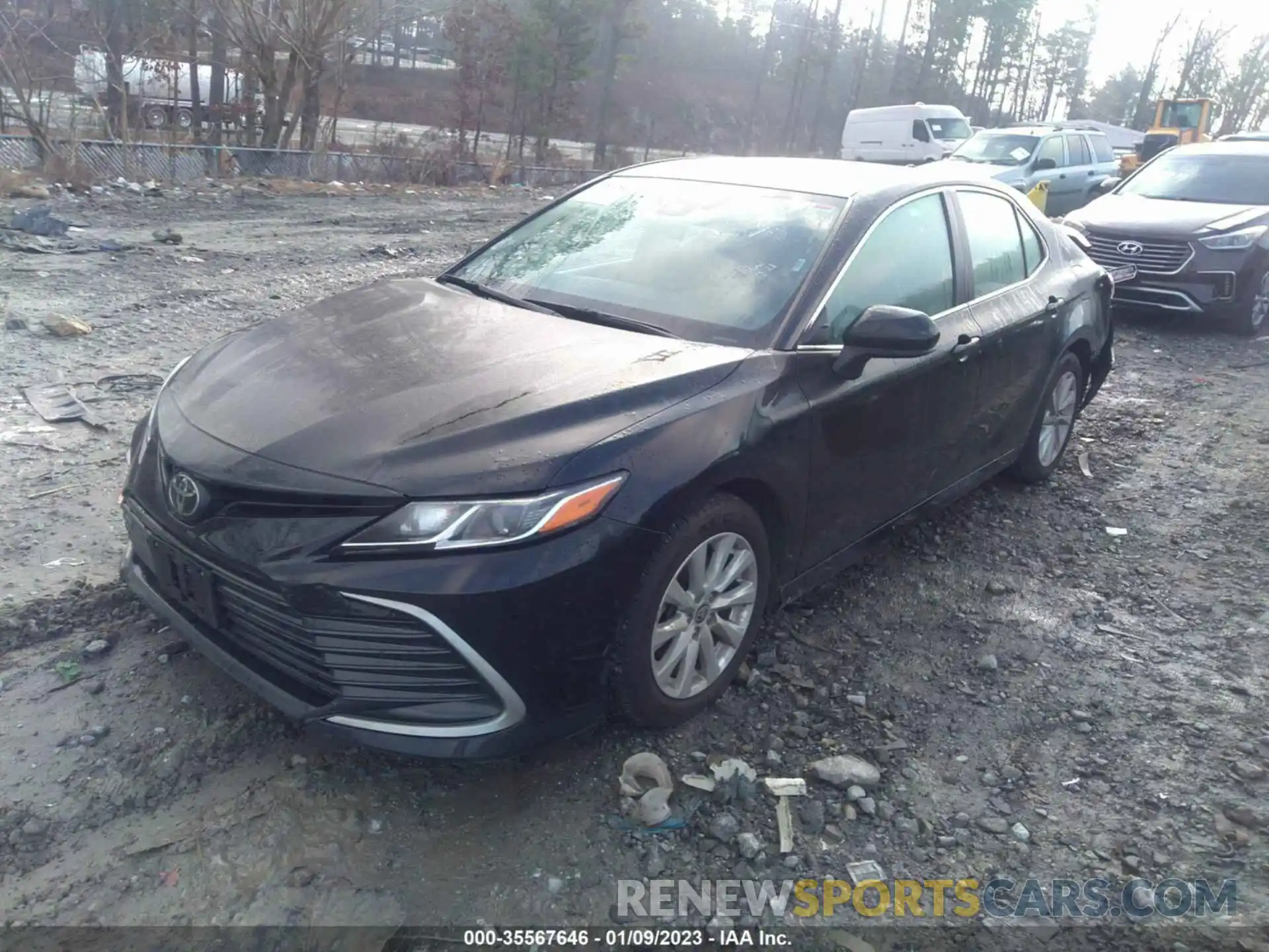 2 Photograph of a damaged car 4T1C11AK8MU562609 TOYOTA CAMRY 2021