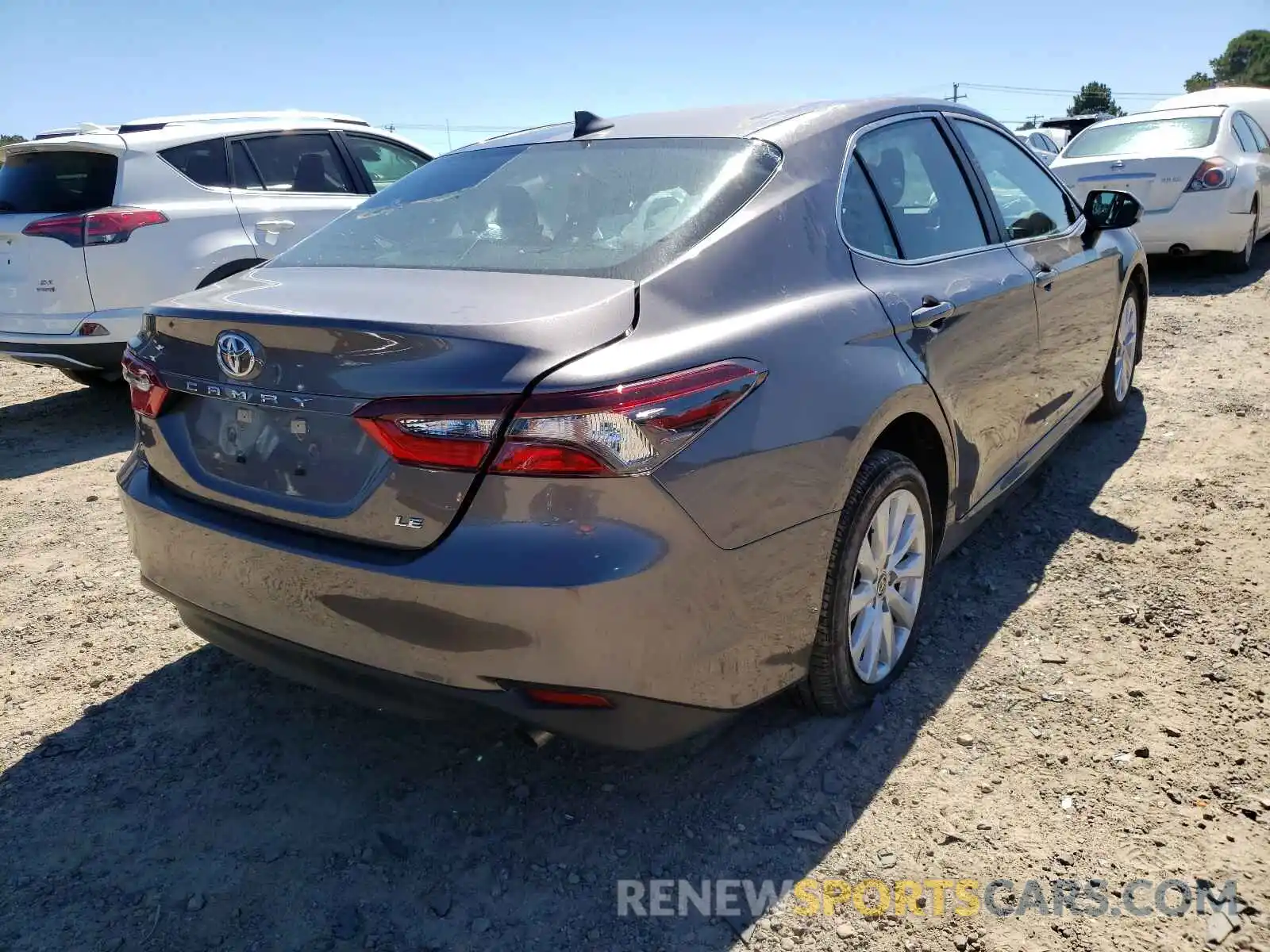 4 Photograph of a damaged car 4T1C11AK8MU584593 TOYOTA CAMRY 2021