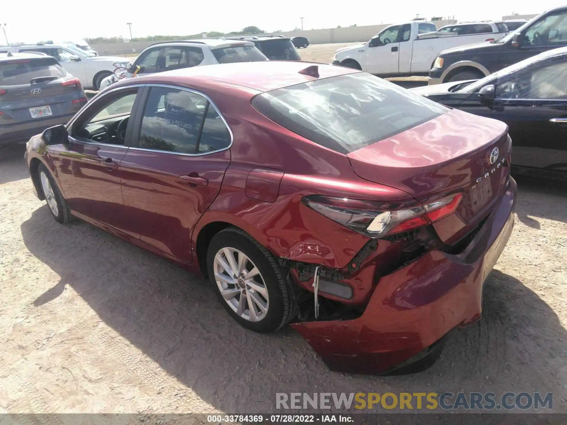 3 Photograph of a damaged car 4T1C11AK8MU593097 TOYOTA CAMRY 2021