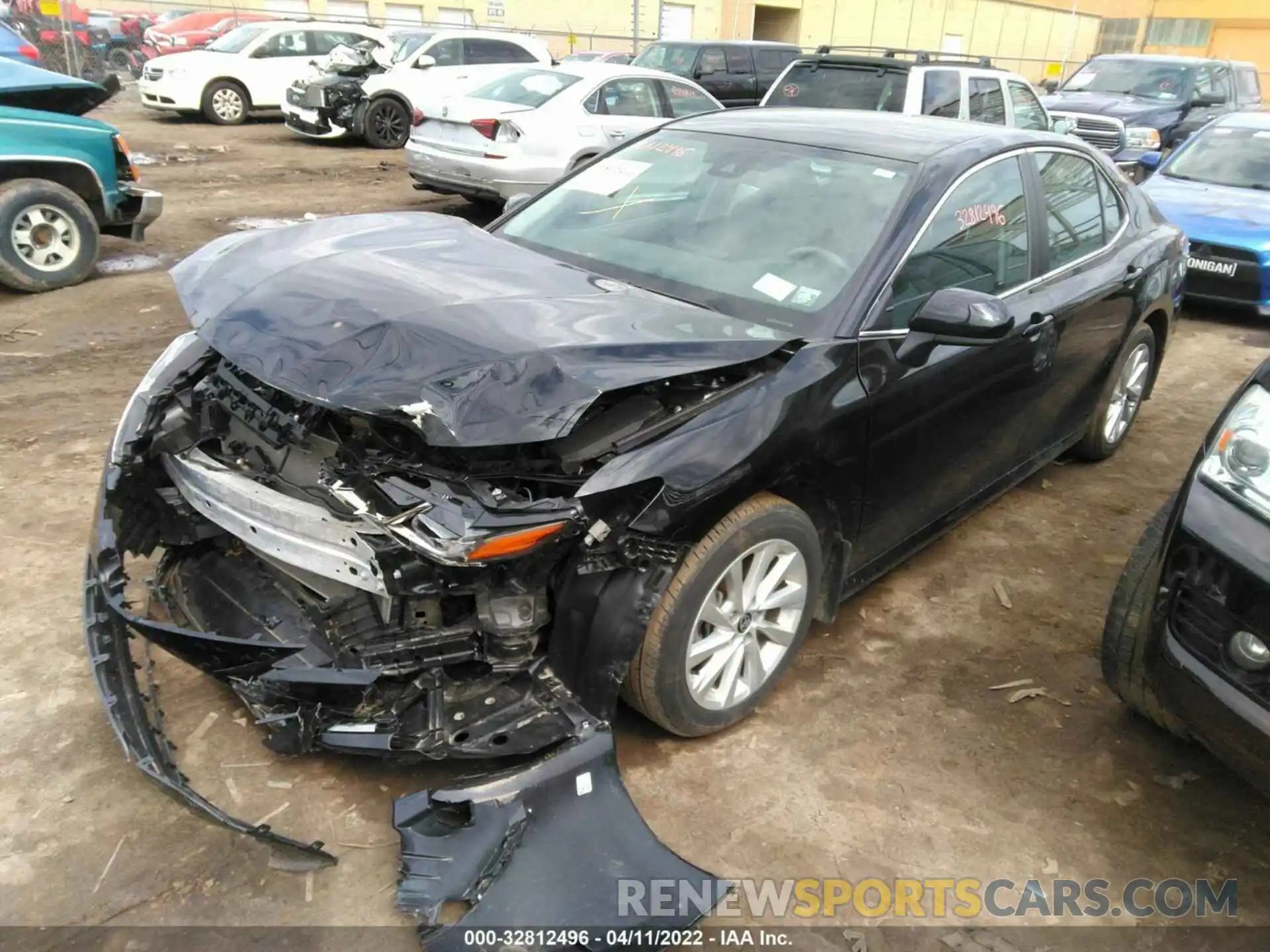 2 Photograph of a damaged car 4T1C11AK8MU603675 TOYOTA CAMRY 2021