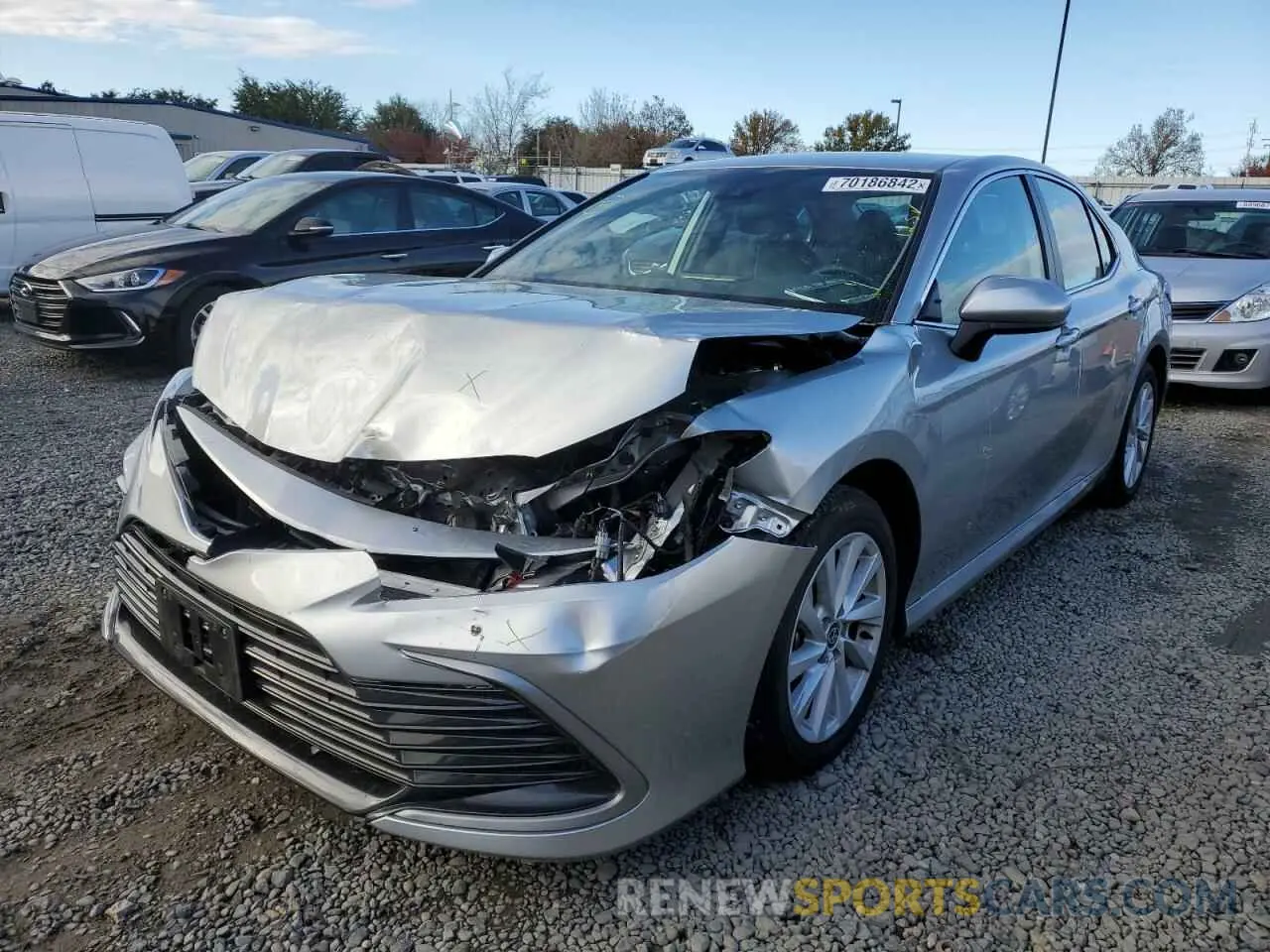 1 Photograph of a damaged car 4T1C11AK8MU605815 TOYOTA CAMRY 2021