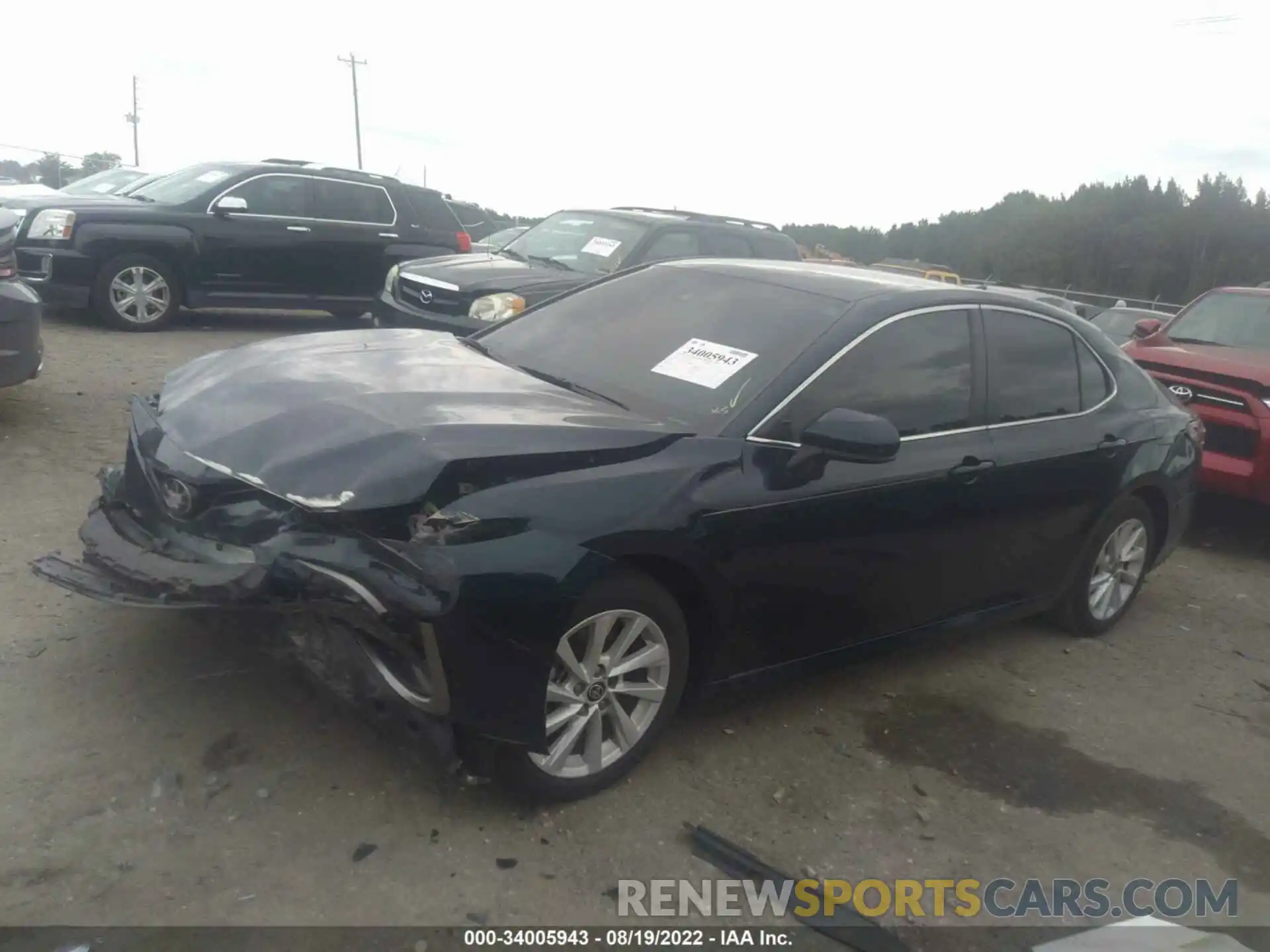 2 Photograph of a damaged car 4T1C11AK8MU613056 TOYOTA CAMRY 2021