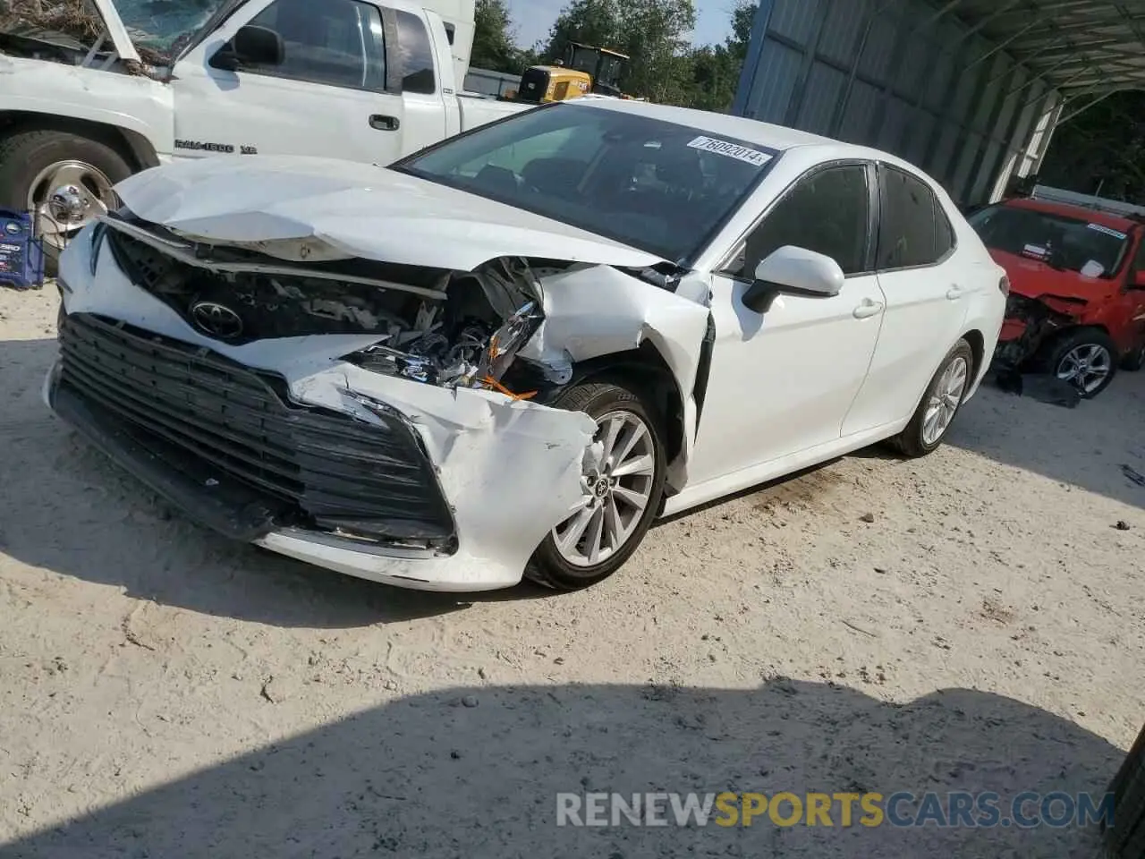 1 Photograph of a damaged car 4T1C11AK9MU404151 TOYOTA CAMRY 2021