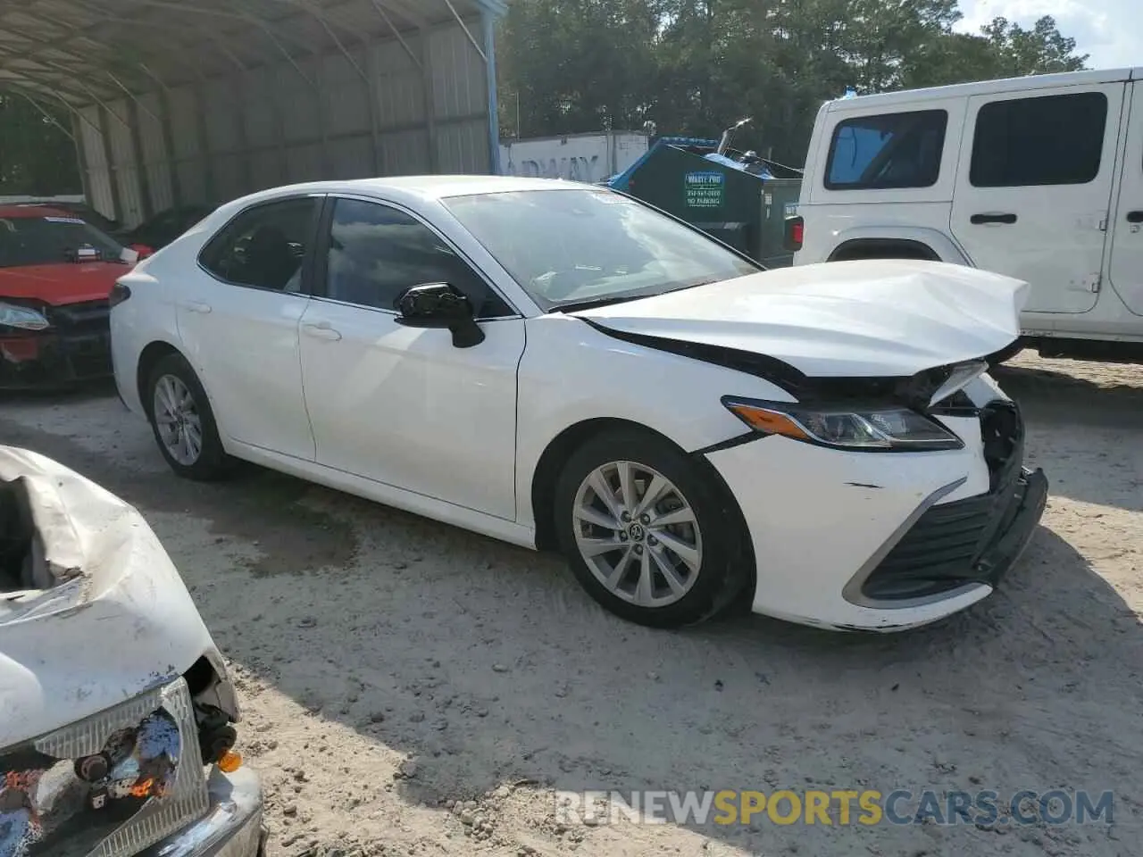 4 Photograph of a damaged car 4T1C11AK9MU404151 TOYOTA CAMRY 2021