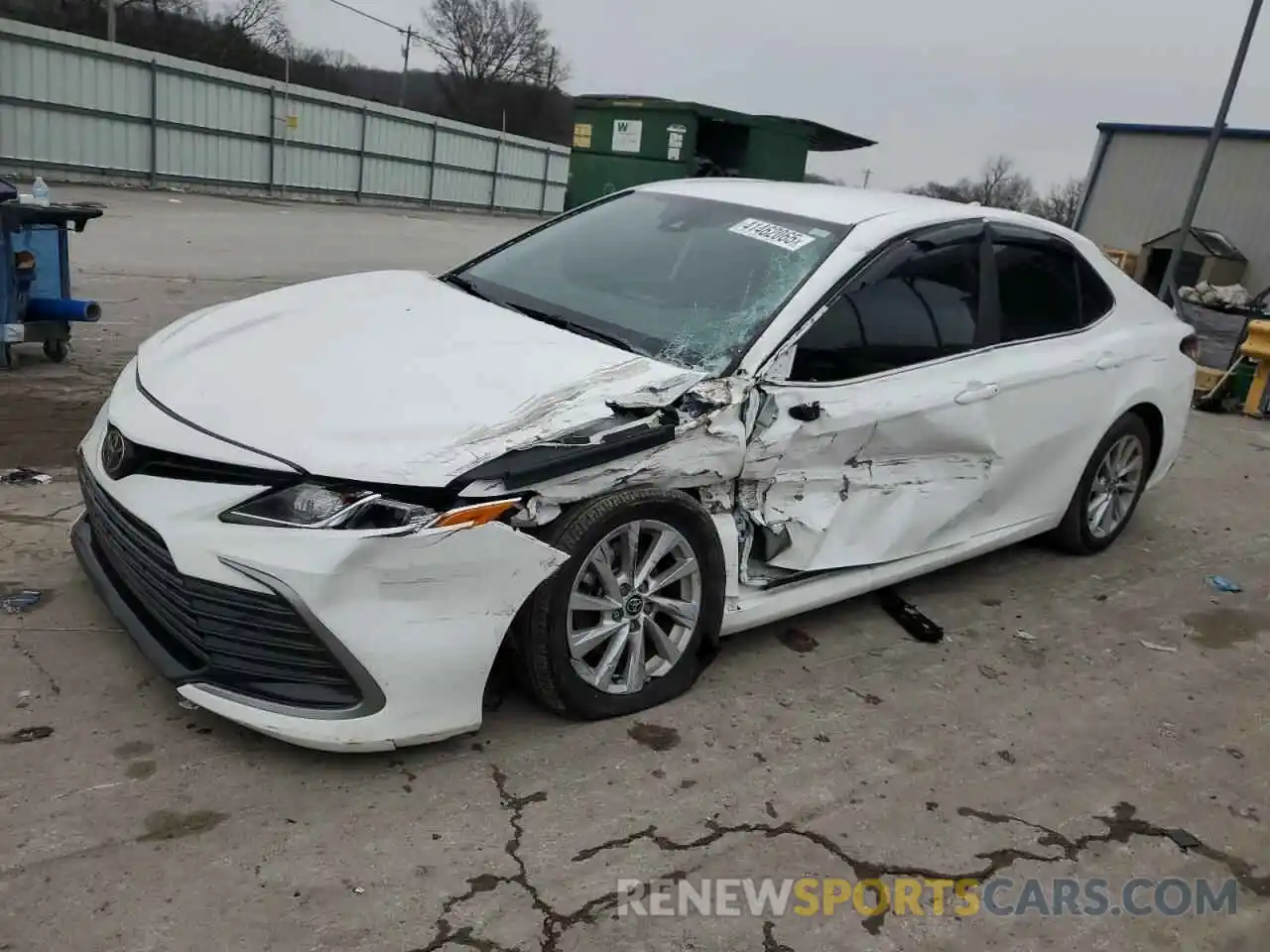 1 Photograph of a damaged car 4T1C11AK9MU427834 TOYOTA CAMRY 2021