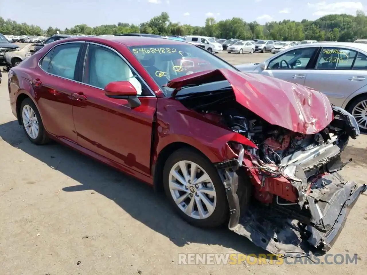 1 Photograph of a damaged car 4T1C11AK9MU456931 TOYOTA CAMRY 2021