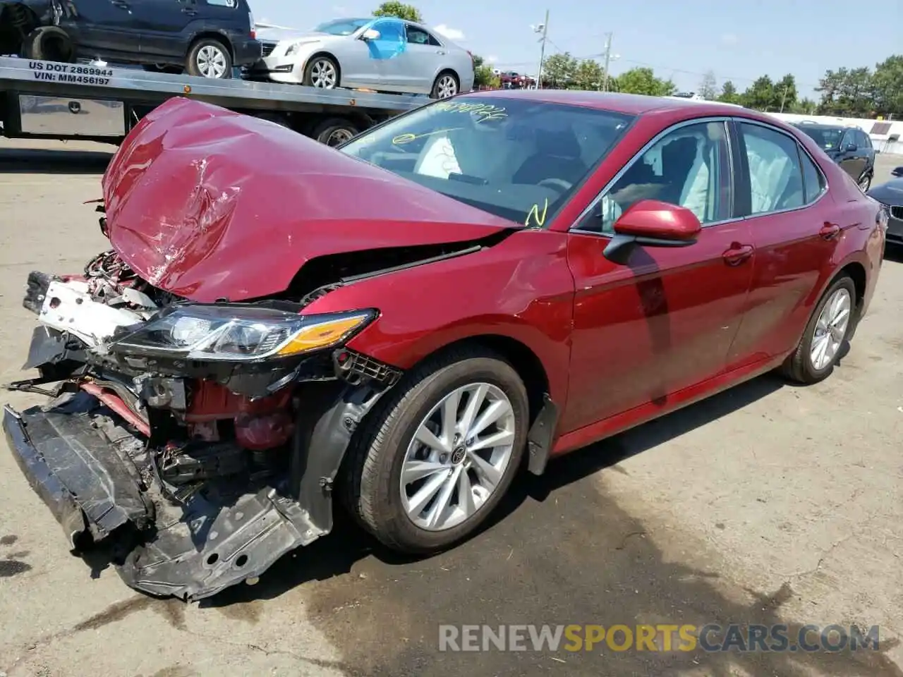 2 Photograph of a damaged car 4T1C11AK9MU456931 TOYOTA CAMRY 2021