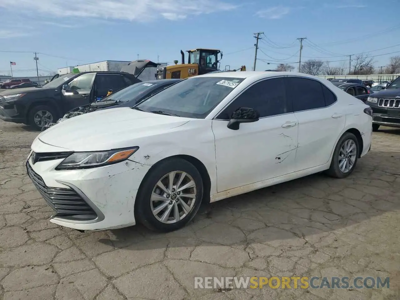 1 Photograph of a damaged car 4T1C11AK9MU457206 TOYOTA CAMRY 2021